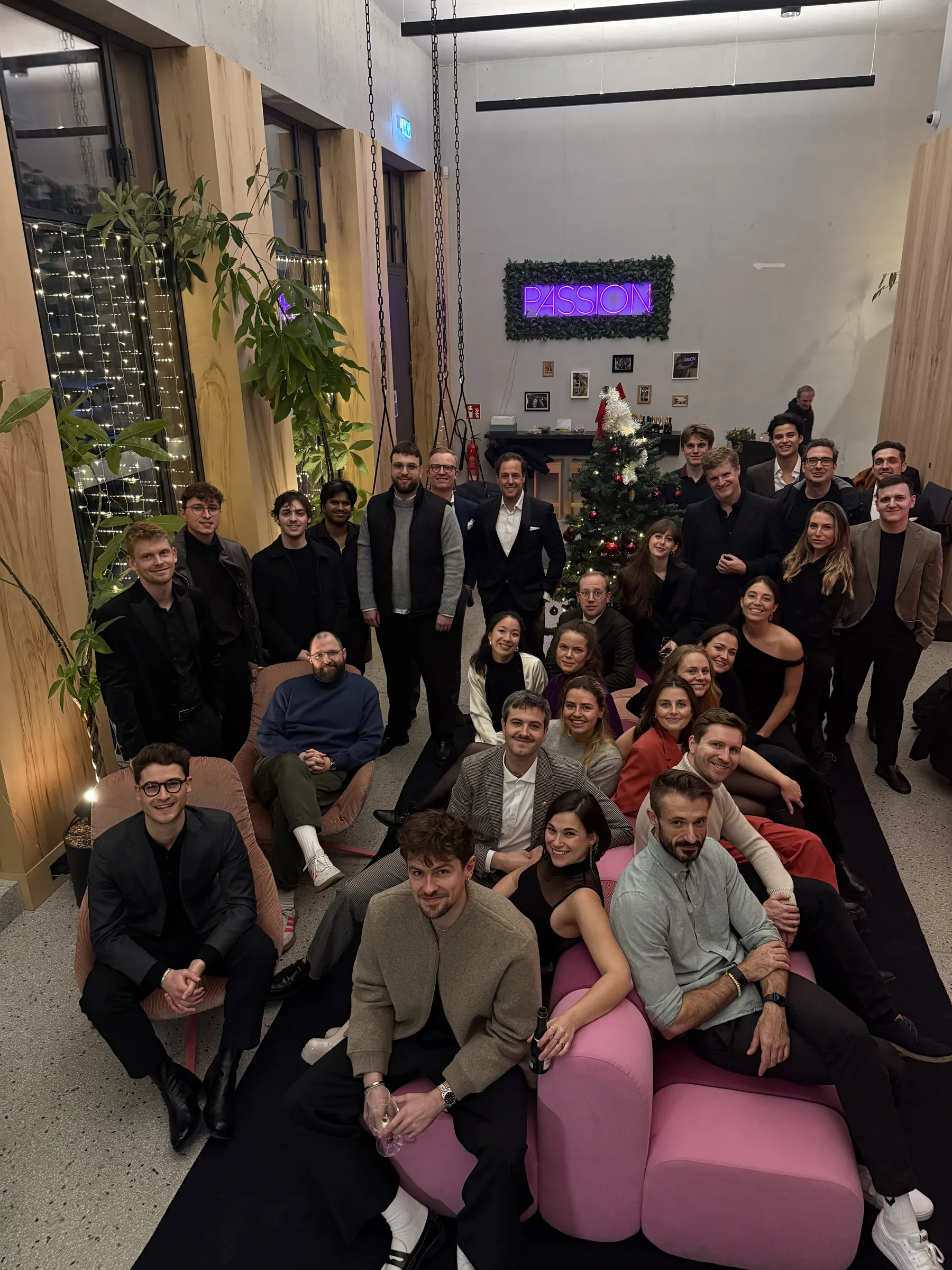 Get-together in der Lobby